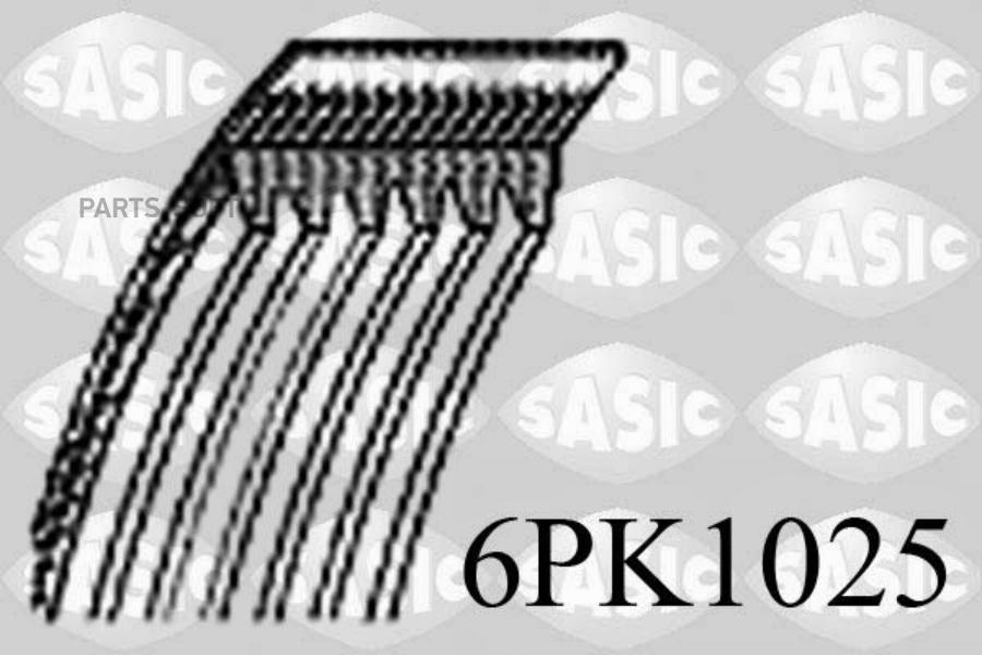 Ремень Ручейковый SASIC 6PK1025