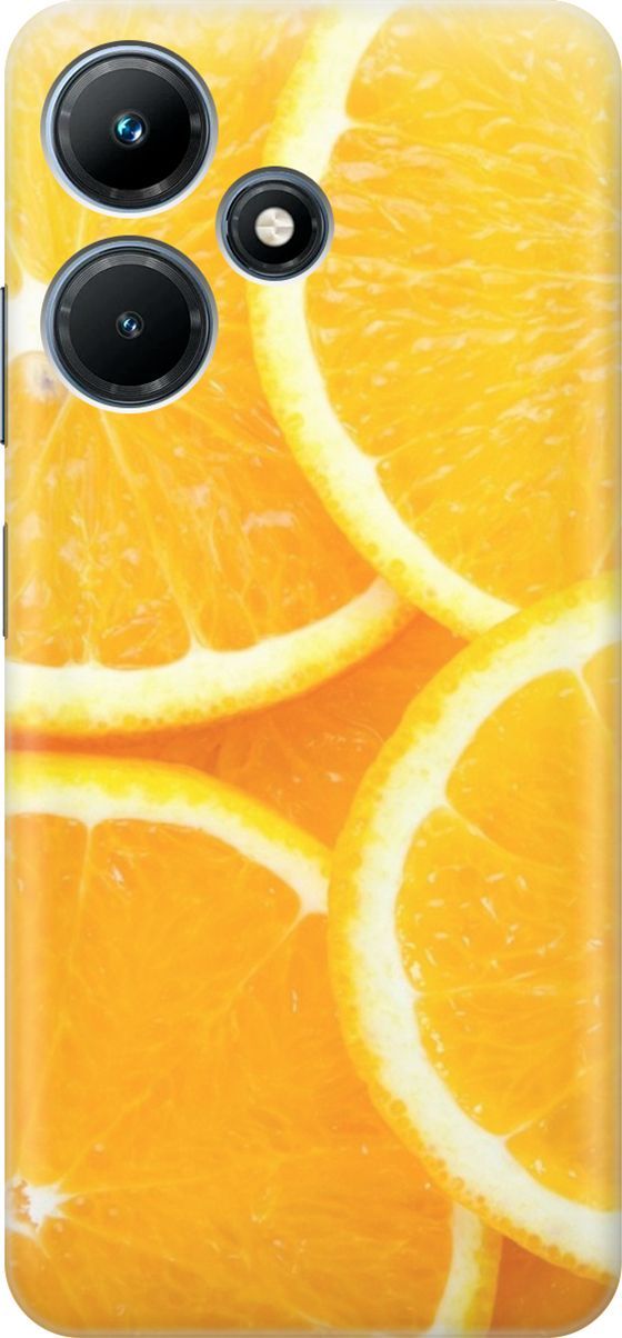 

Силиконовый чехол на Infinix Hot 30i "Апельсины", Оранжевый, 159403