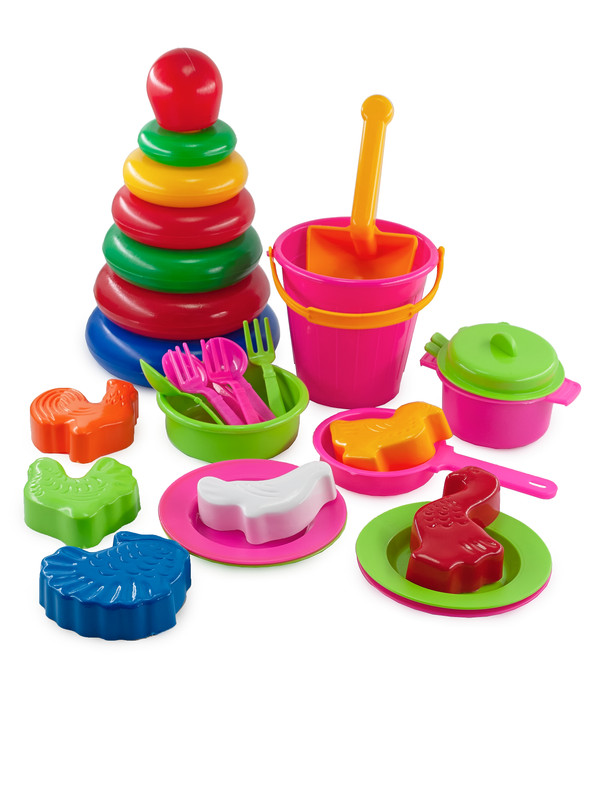 фото Набор игрушечной посуды верес-про развивающие игрушки для песочницы,n01002-vp/1/7/4/5