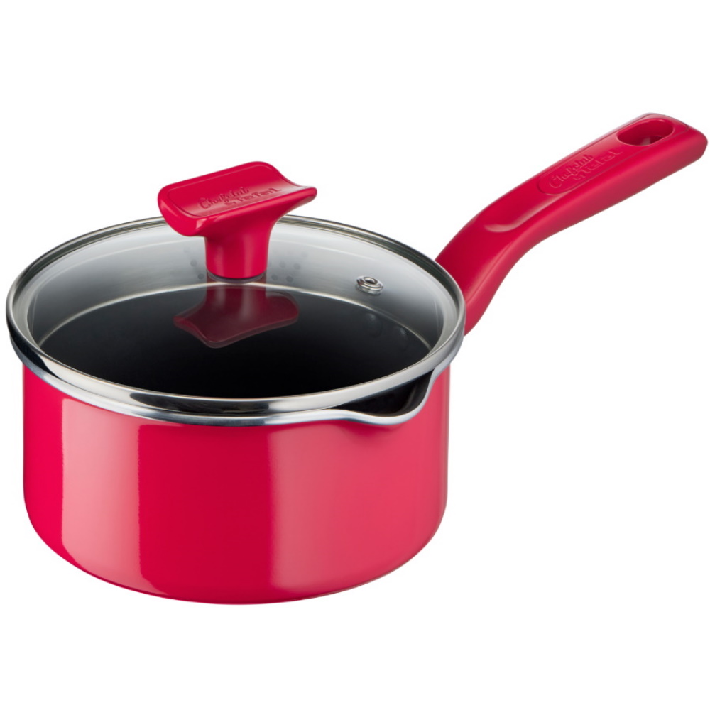 

Ковш Tefal ChefClub G8062204 с крышкой, диаметр 16 см, розовый, G8062204