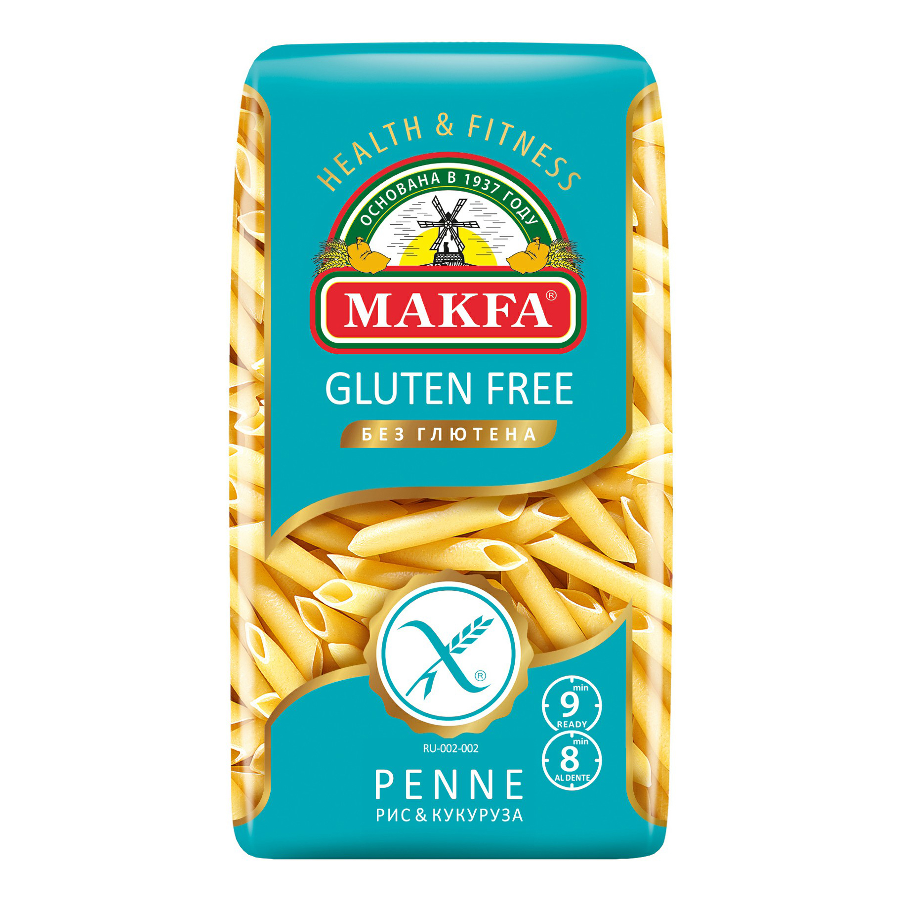 

Макаронные изделия Makfa Gluten free Penne Перья без глютена 300 г