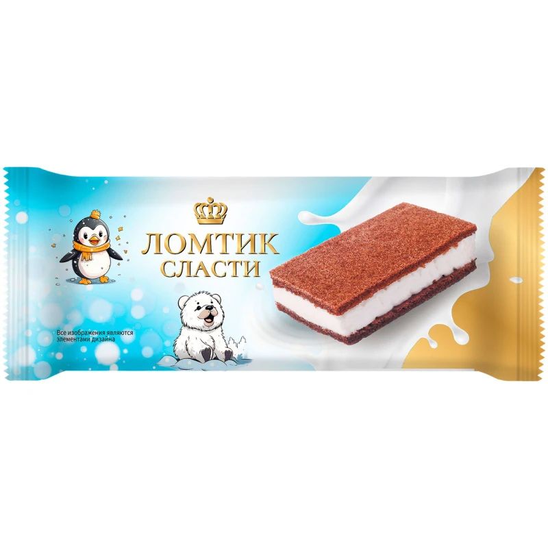 

Пирожное Ломтик сласти с кремом 28 г