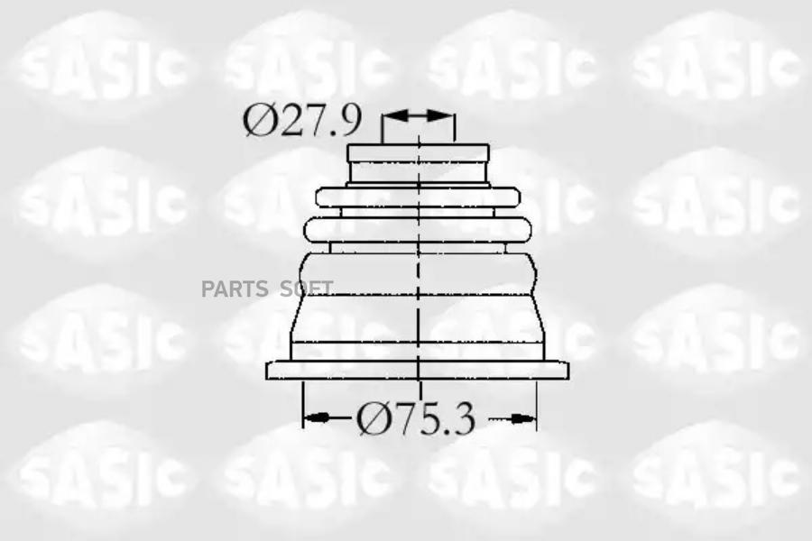 Sas4003470_к-кт пыльника шруса внутреннего левого renault trafic all 01 4610₽