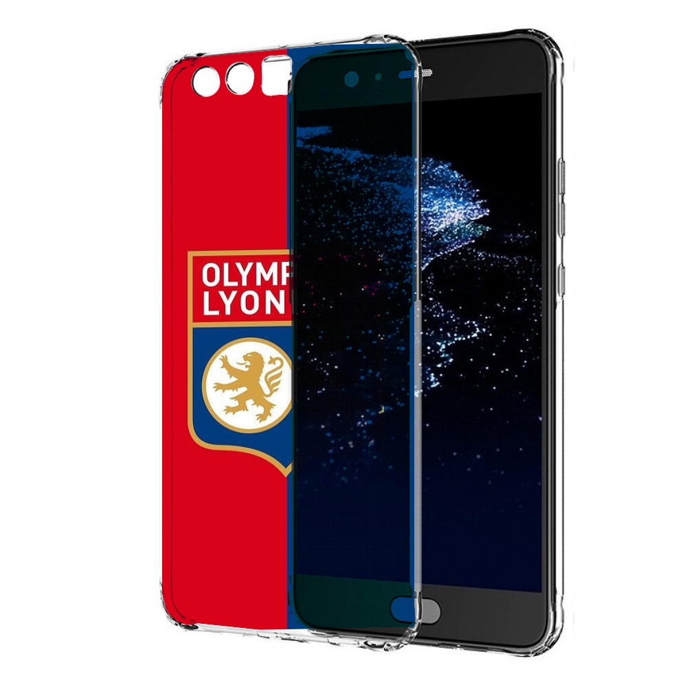 

Чехол бампер MyPads фк лион эмблема для Huawei P10 Plus противоу, Прозрачный, Tocco