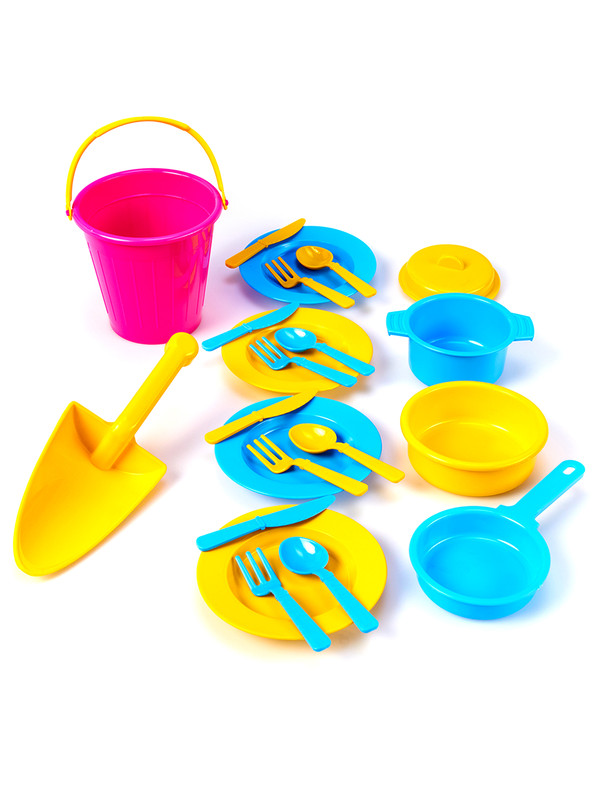Набор игрушечной посуды ВЕРЕС-ПРО развивающие игрушки для песочницы,N00975-VP/2/4