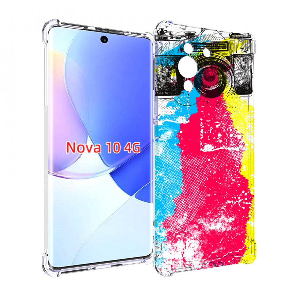 

Чехол MyPads цветной фотоаппарат для Huawei Nova 10, Прозрачный, Tocco