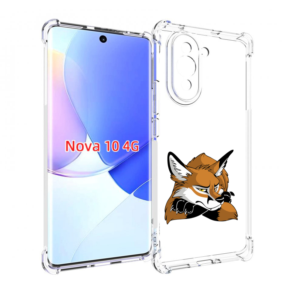 

Чехол MyPads фокс для Huawei Nova 10, Прозрачный, Tocco