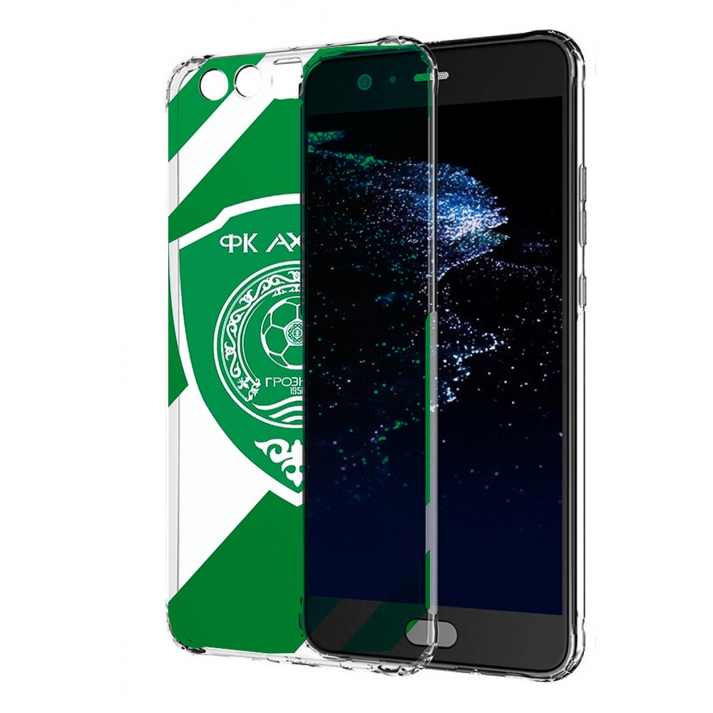 

Чехол бампер MyPads фк ахмат грозныи мужской для Huawei P10 Plu, Прозрачный, Tocco