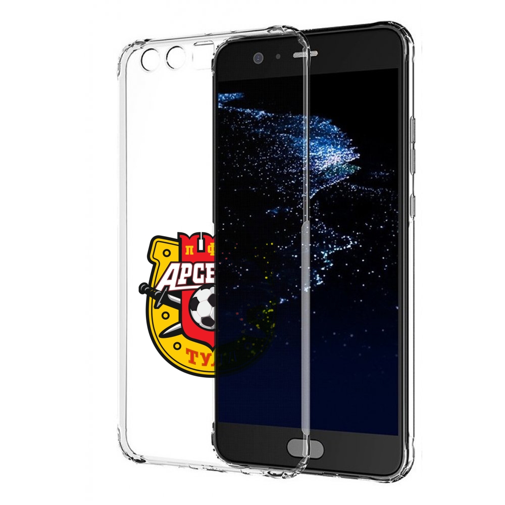 

Чехол бампер MyPads фк арсенал тула мужской для Huawei P10 Plus, Прозрачный, Tocco