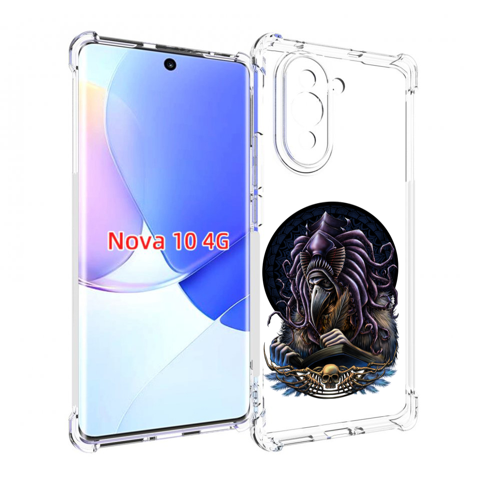 

Чехол MyPads умный ворон для Huawei Nova 10, Прозрачный, Tocco