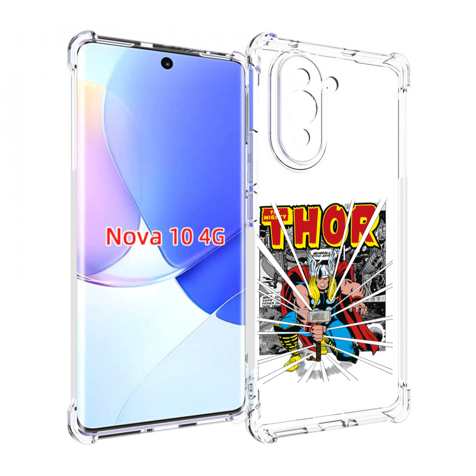 

Чехол MyPads тор рисунок для Huawei Nova 10, Прозрачный, Tocco