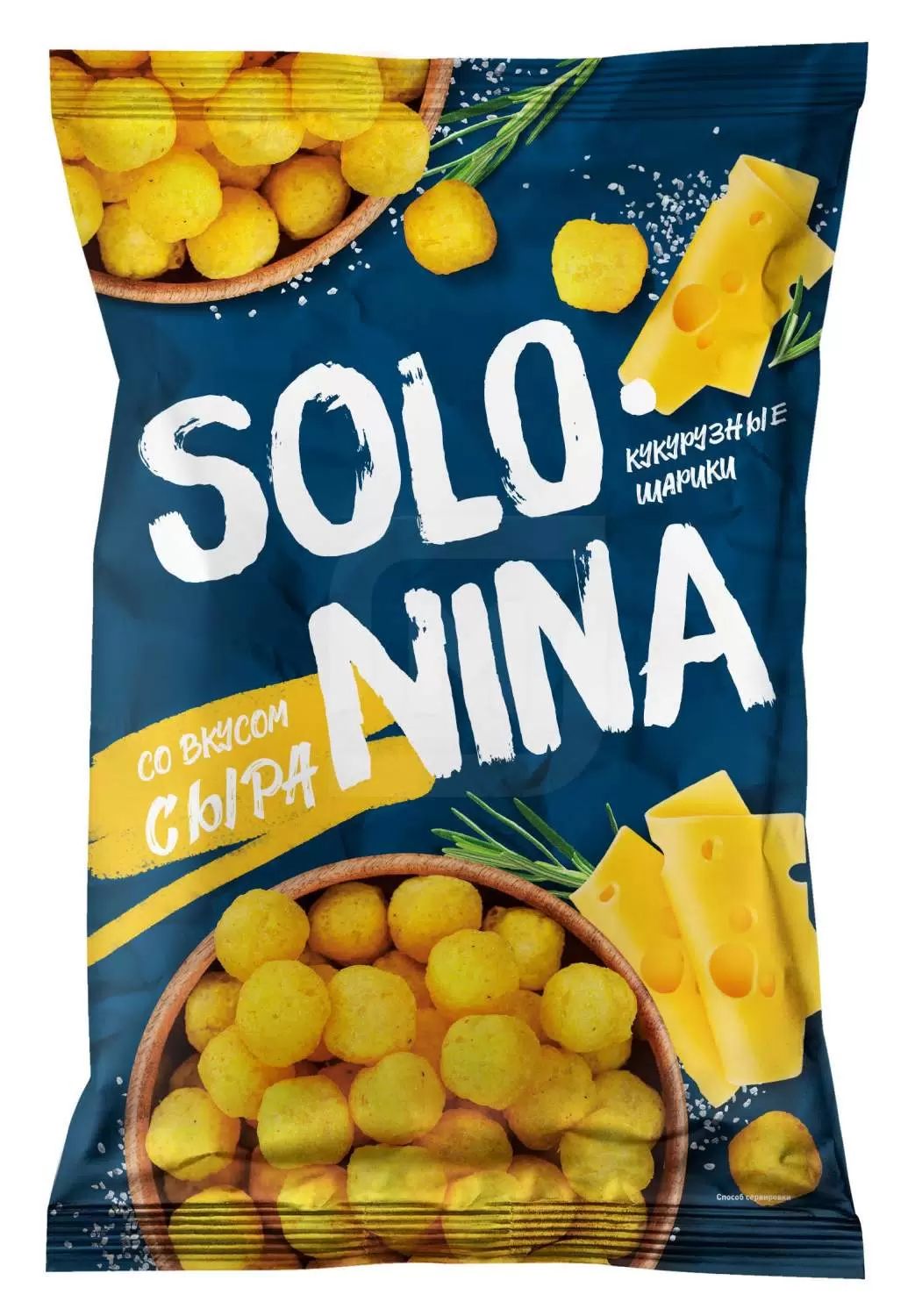 Кукурузные шарики Solo Nina Zомбаки кетчуп 140 г