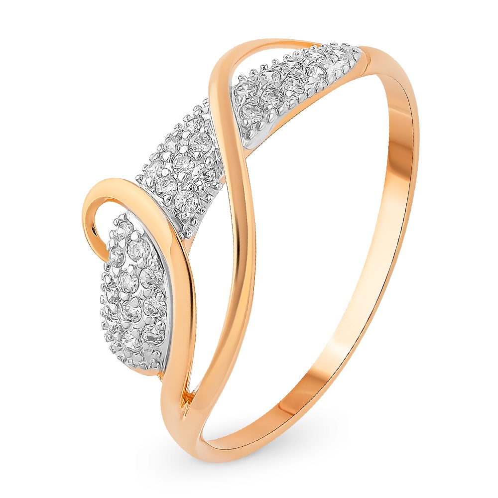 

Кольцо из золота р.  585Gold 399000245, фианит, 399000245