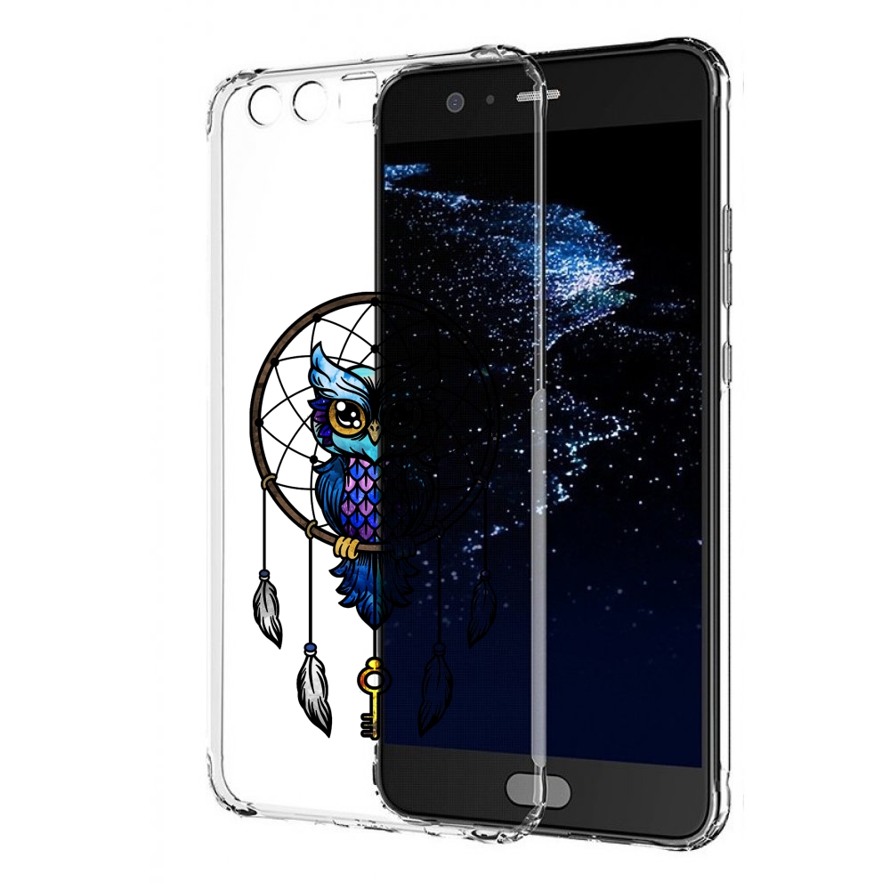 

Чехол бампер MyPads умная-фиолетовая-сова для Huawei P10 Plus пр, Прозрачный, Tocco