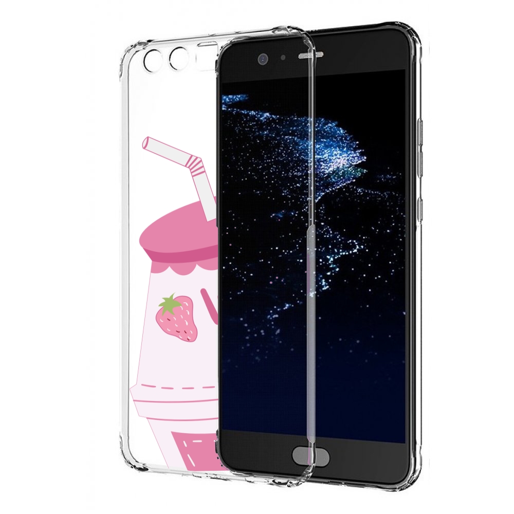 

Чехол бампер MyPads удачный-напиток для Huawei P10 Plus противоу, Прозрачный, Tocco