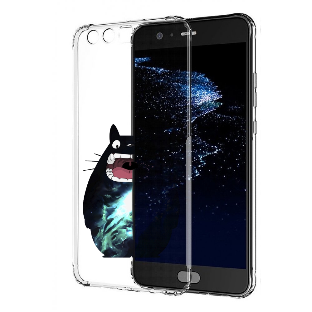

Чехол бампер MyPads тоторо для Huawei P10 Plus противоударный, Прозрачный, Tocco