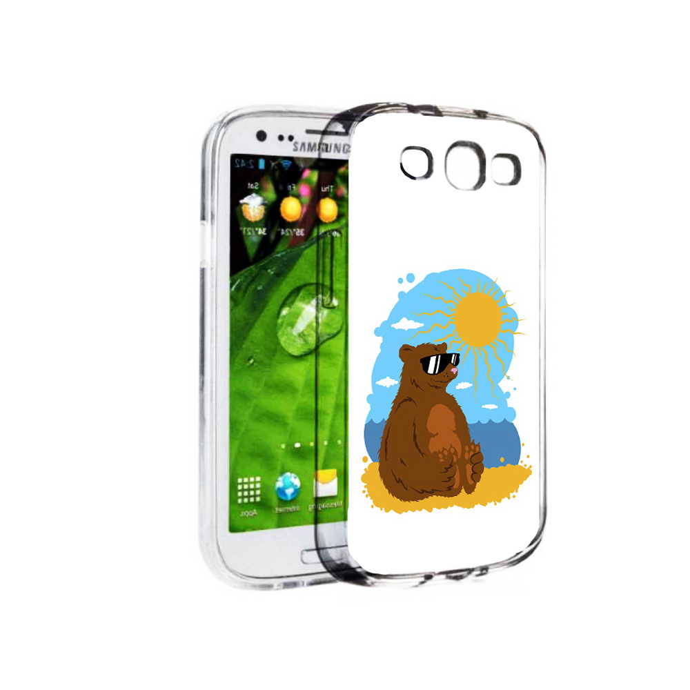 

Чехол MyPads Tocco для Samsung Galaxy S3 медведь на чиле (PT123108.507.468), Прозрачный, Tocco