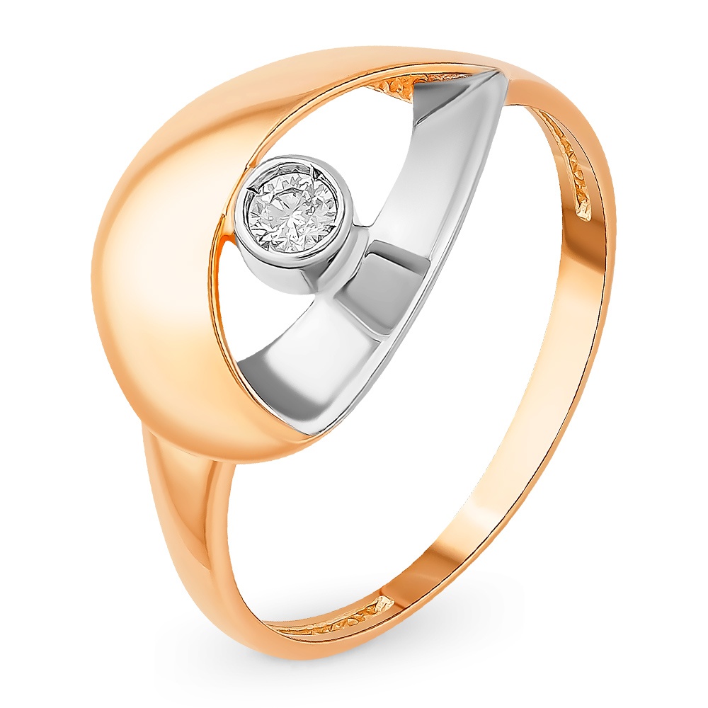 

Кольцо из золота р. , 585Gold 399000094, фианит, 399000094