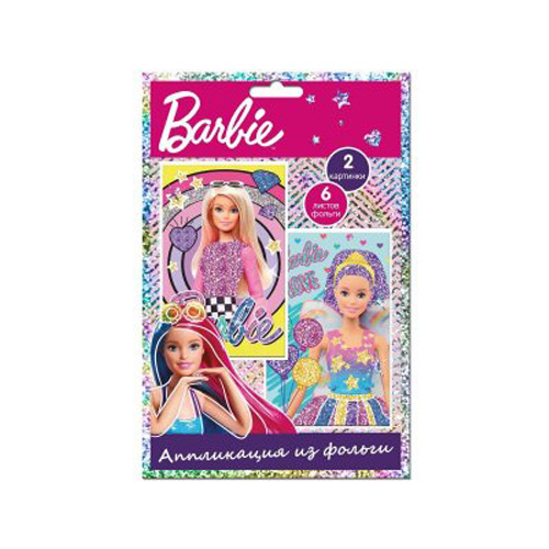 Набор для аппликации из фольги Barbie Fairy