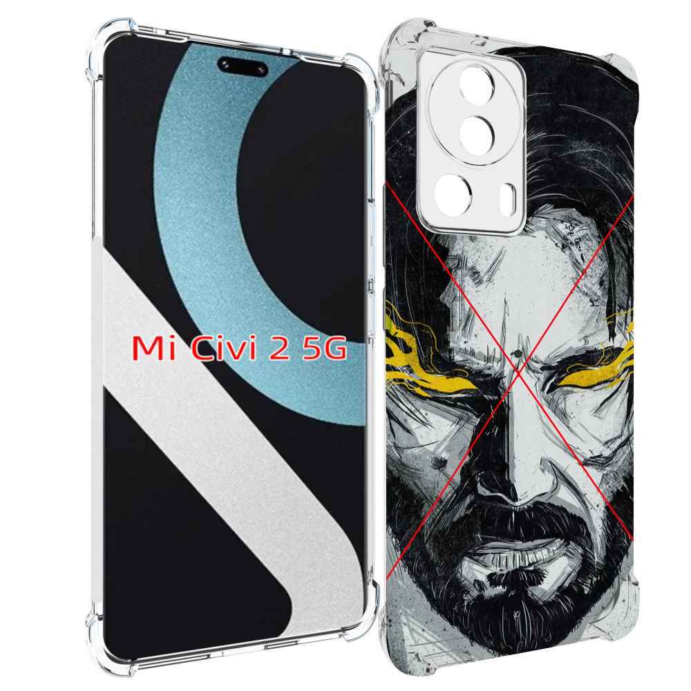 

Чехол MyPads Джон-Уик для Xiaomi Civi 2, Прозрачный, Tocco
