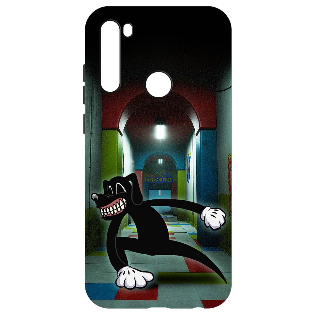 

Чехол-накладка Софт Хаги Ваги - Картун Дог для Xiaomi Redmi Note 8T, Черный