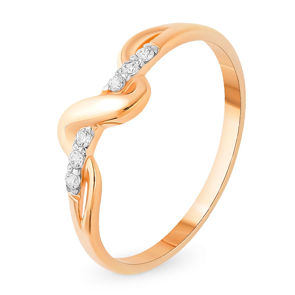 

Кольцо из золота р. , 585Gold 399000155, фианит, 399000155
