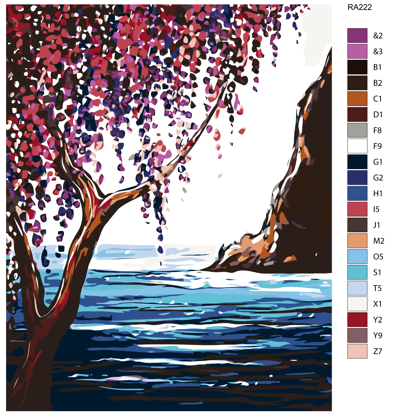 

Картина по номерам, Живопись по номерам, 80 х 100, RA222, RA222