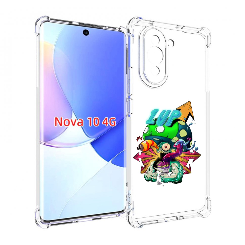 

Чехол MyPads сильный гриб абстракция для Huawei Nova 10, Прозрачный, Tocco