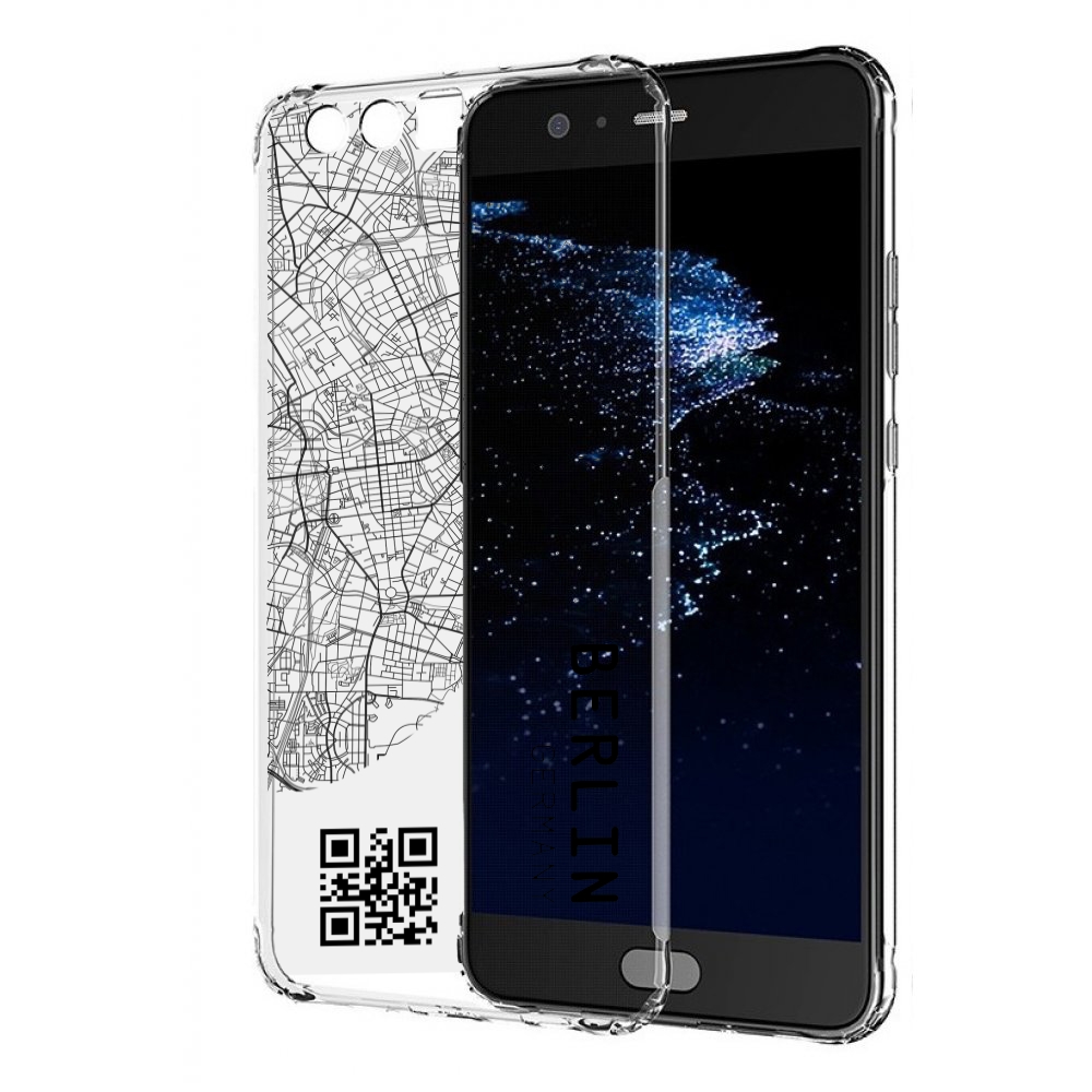 

Чехол бампер MyPads схема-берлин для Huawei P10 Plus противоударный, Прозрачный, Tocco