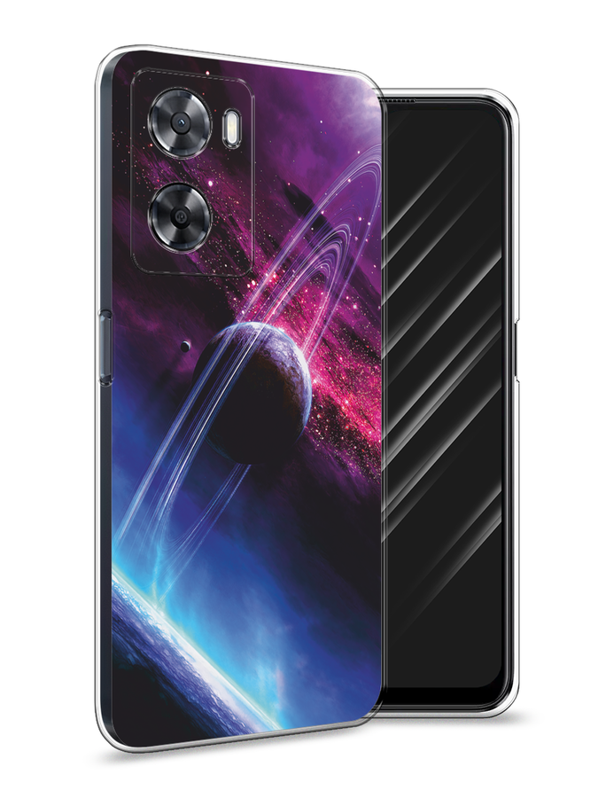 

Чехол Awog на Oppo A77s 4G "Космос 17", Черный;фиолетовый, 2511950-4