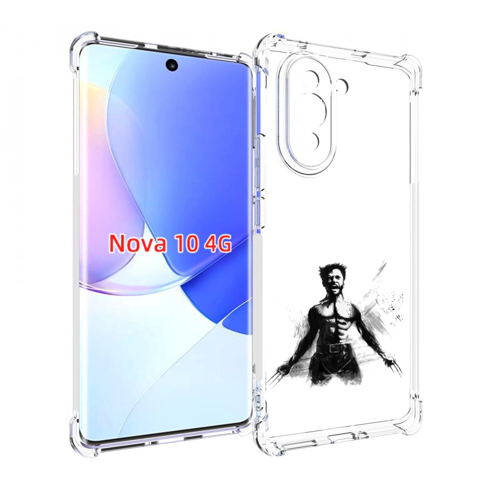 

Чехол MyPads росомаха для Huawei Nova 10, Прозрачный, Tocco
