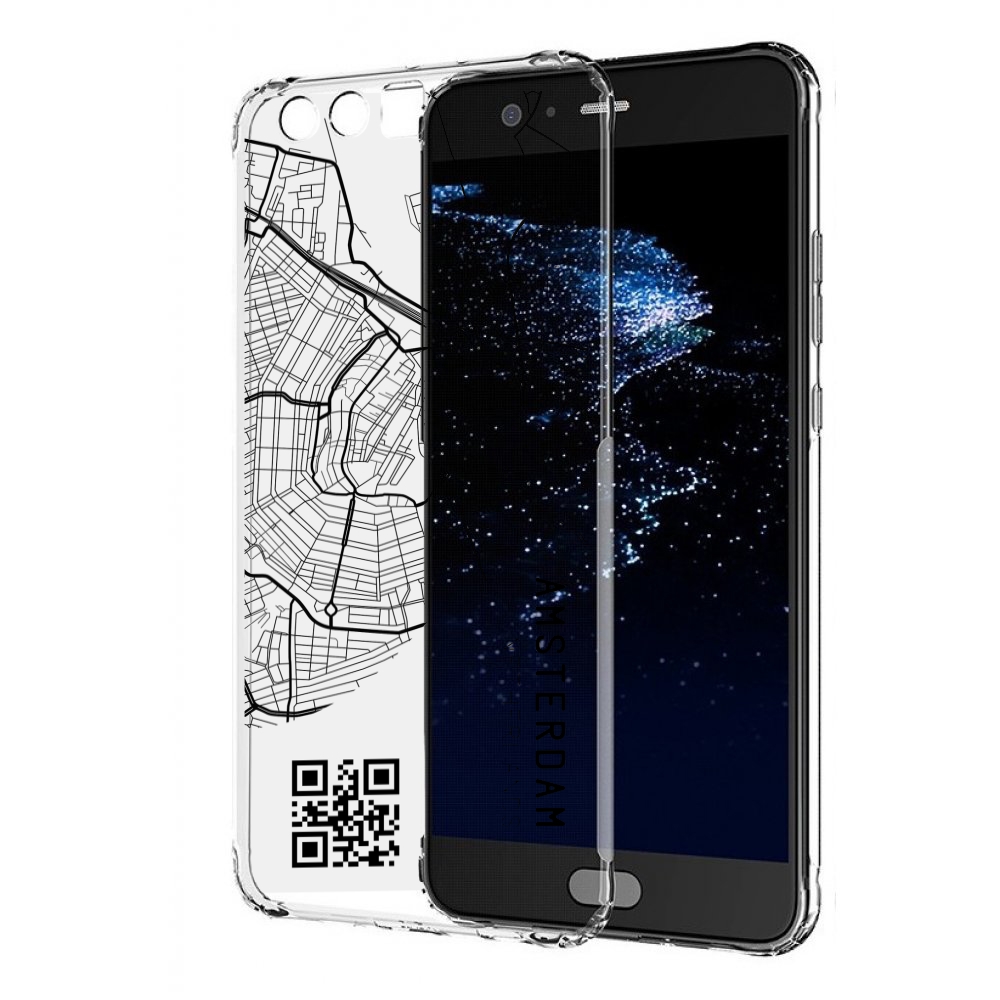 

Чехол бампер MyPads схема-амстердам для Huawei P10 Plus противоу, Прозрачный, Tocco