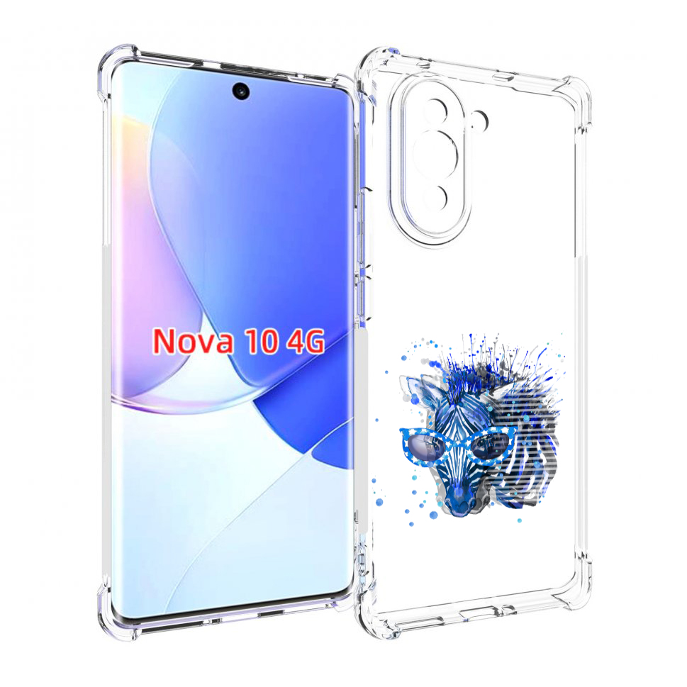 

Чехол MyPads расплывчатая зебра для Huawei Nova 10, Прозрачный, Tocco