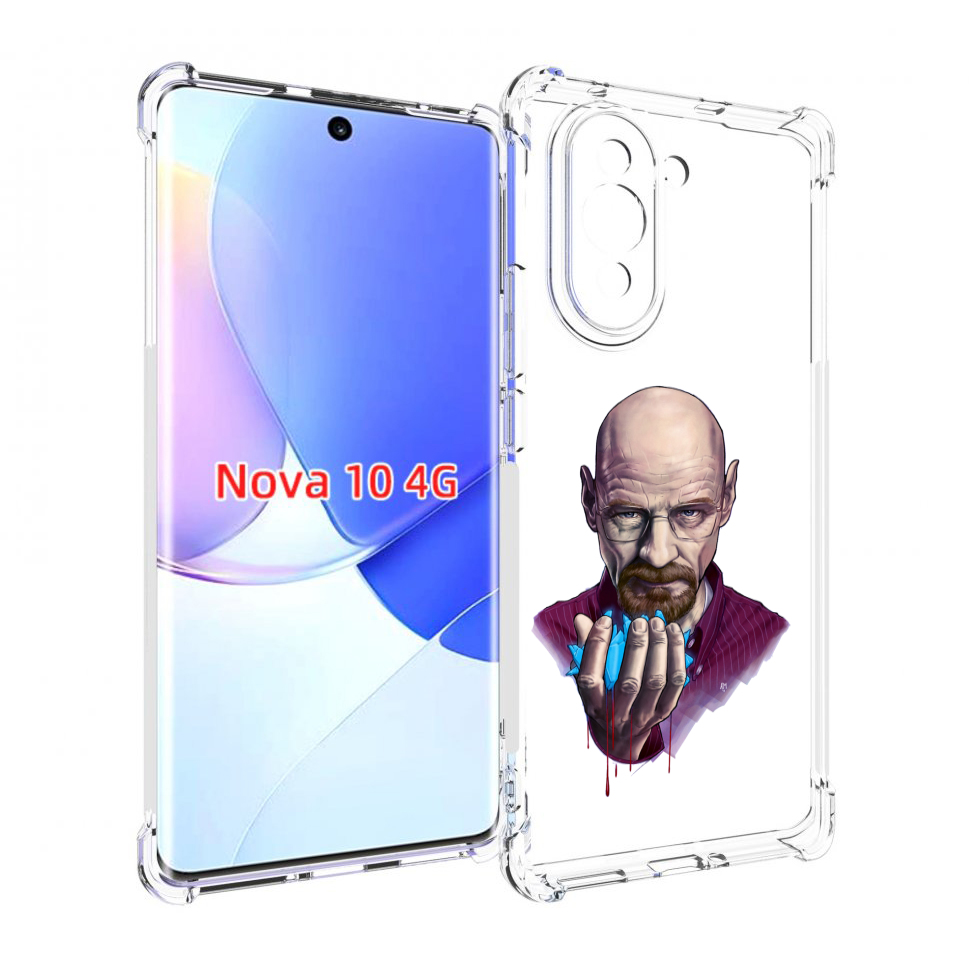 

Чехол MyPads разработчик для Huawei Nova 10, Прозрачный, Tocco