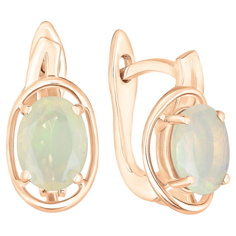 

Серьги из серебра с опалом LAZURIT-ONLINE 7768RG, 7768RG