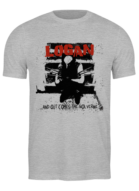 

Футболка мужская Logan 1006507 Printio серая S, Logan 1006507