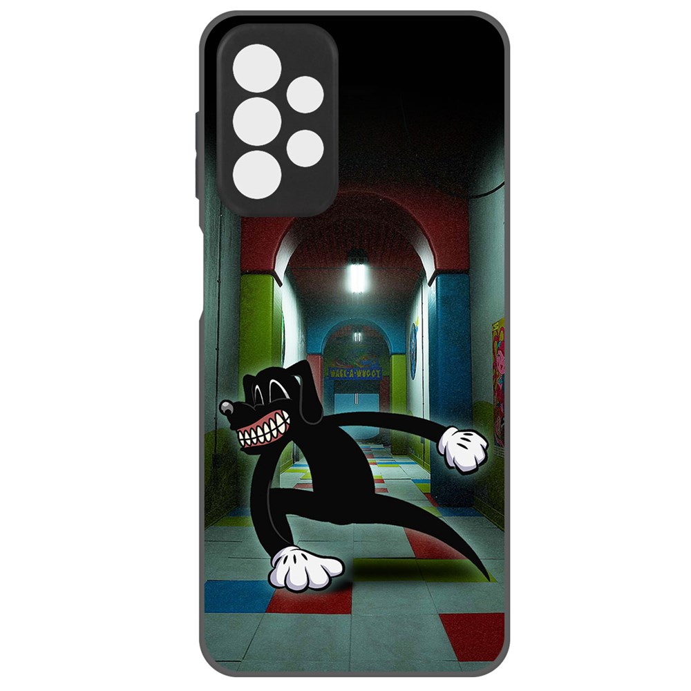 

Чехол-накладка Софт Хаги Ваги - Картун Дог для Samsung Galaxy A23 (A235), Черный