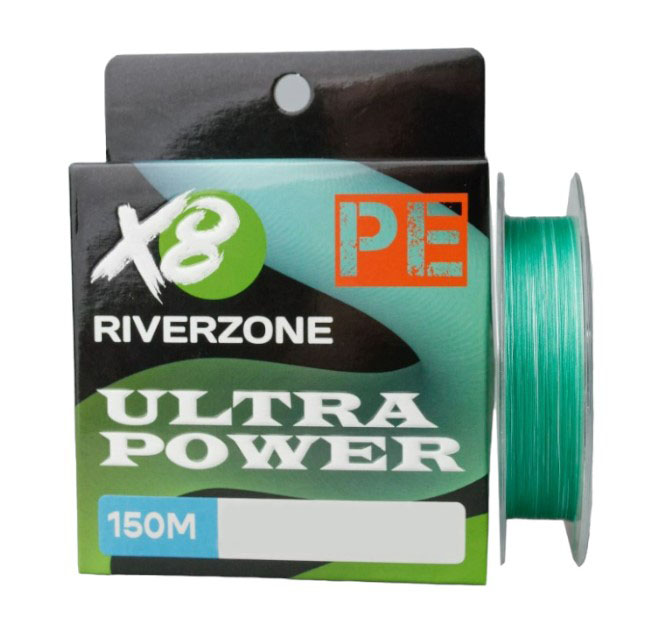 Шнур Riverzone Ultra Power X8 PE 1,2 150м 9,5кг blue