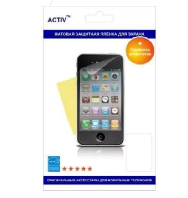 

Плёнка защитная для телефона 6,0" ACTIV, Activ