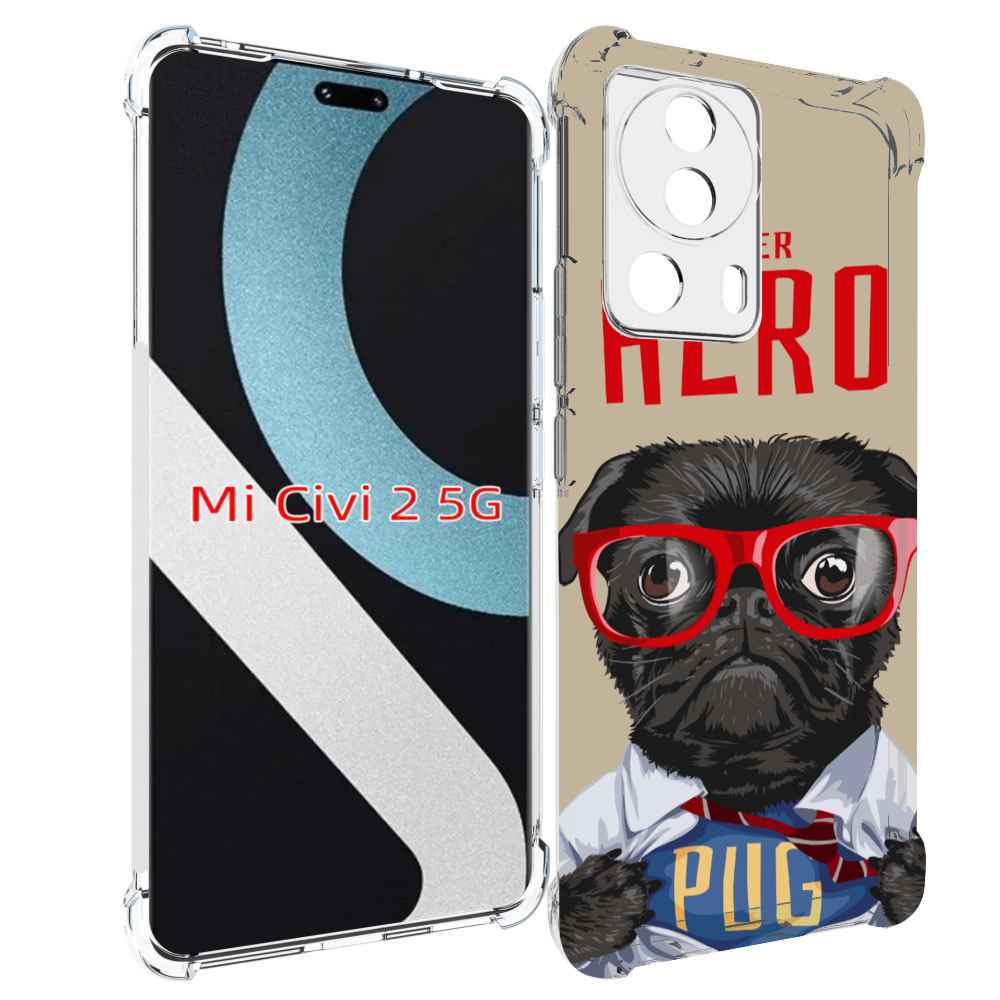 

Чехол MyPads Герой-PUG для Xiaomi Civi 2, Прозрачный, Tocco