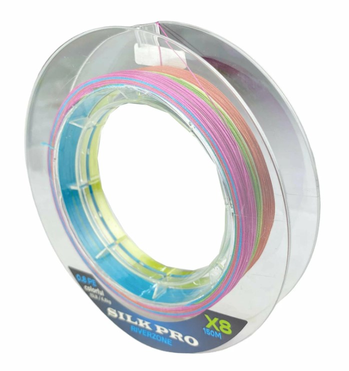 Шнур Riverzone Silk Pro WX8 PE 6,0 150м Colorful