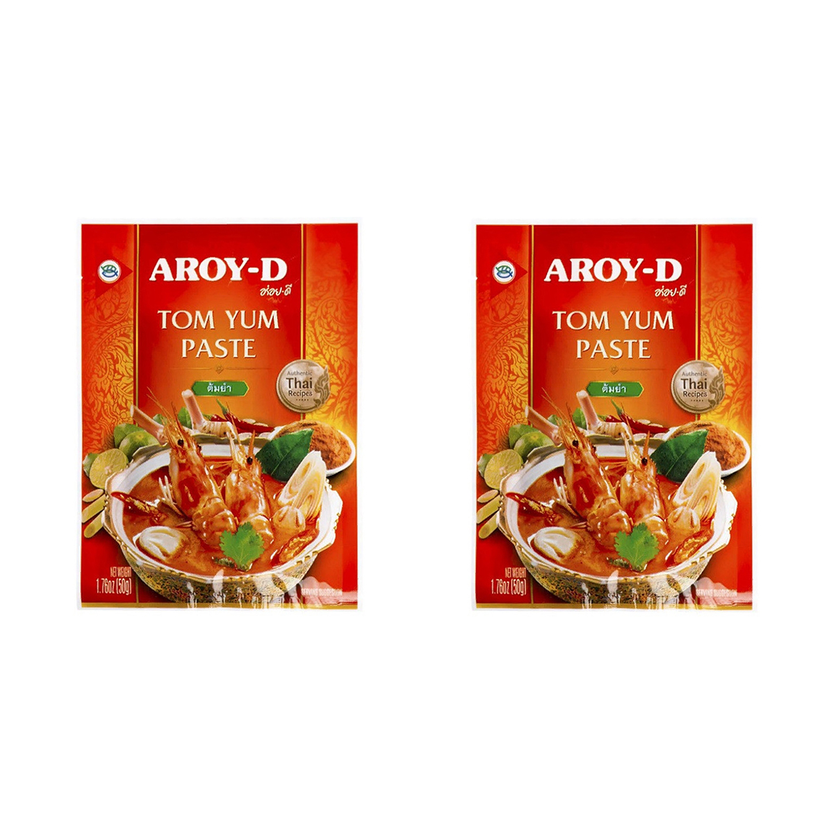 Паста Том Ям Aroy-D, 2 шт по 50 г