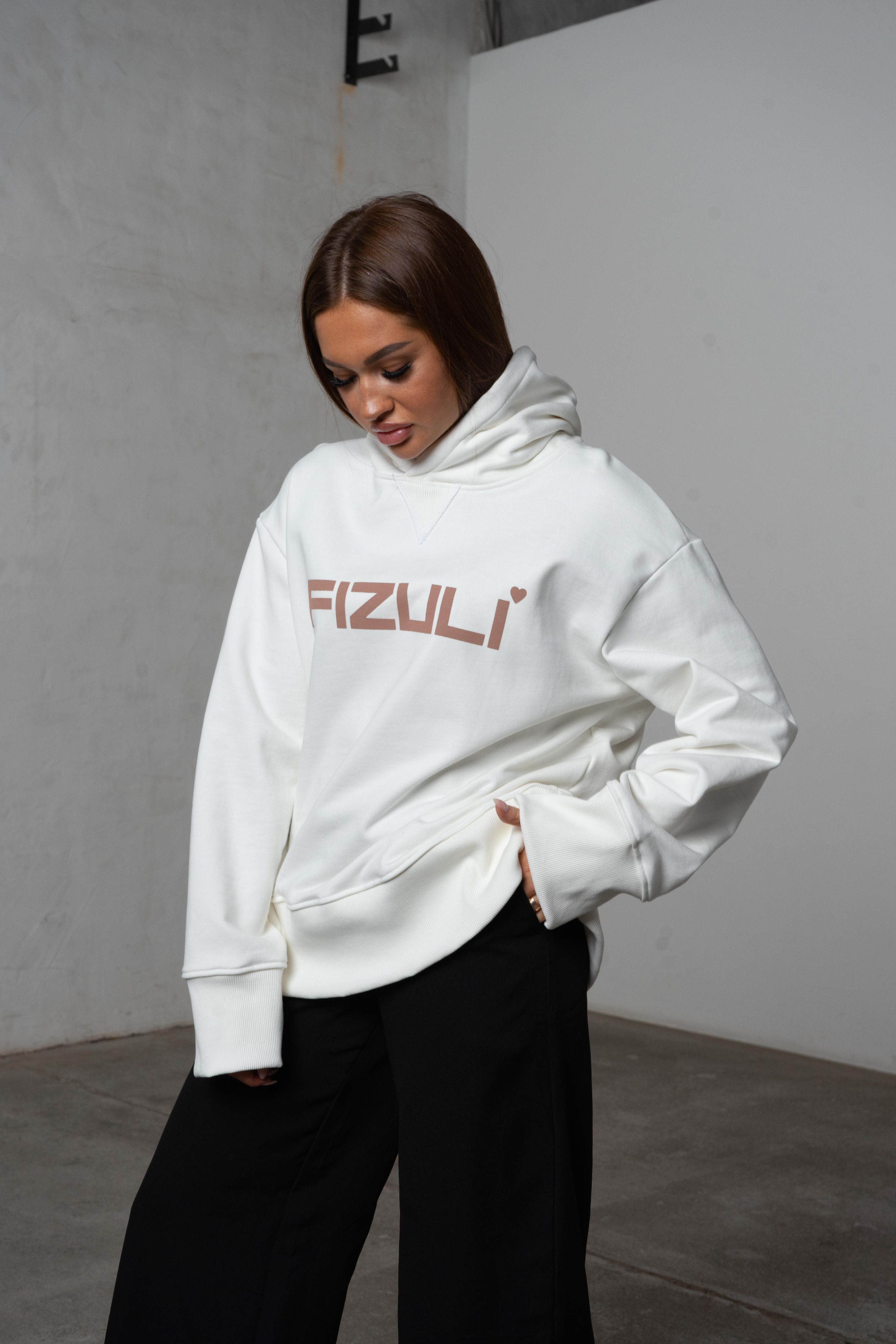 Худи женское FIZULI W-HOODY-FIZ белое L