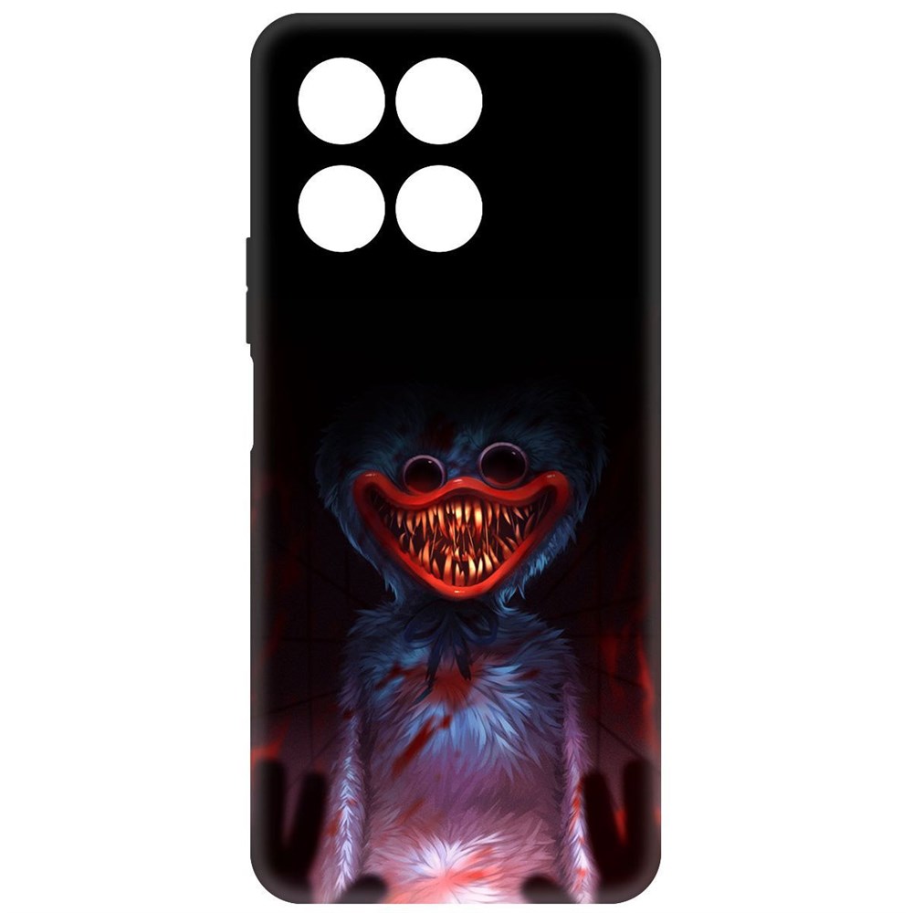 

Чехол-накладка Софт Атака Хаги Ваги для Honor X8a, Черный