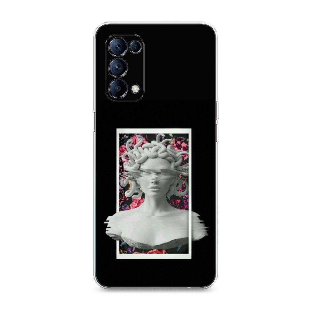 

Чехол для Oppo Reno 5 "Web Punk Медуза Горгона", Черный;серый, 255250-6