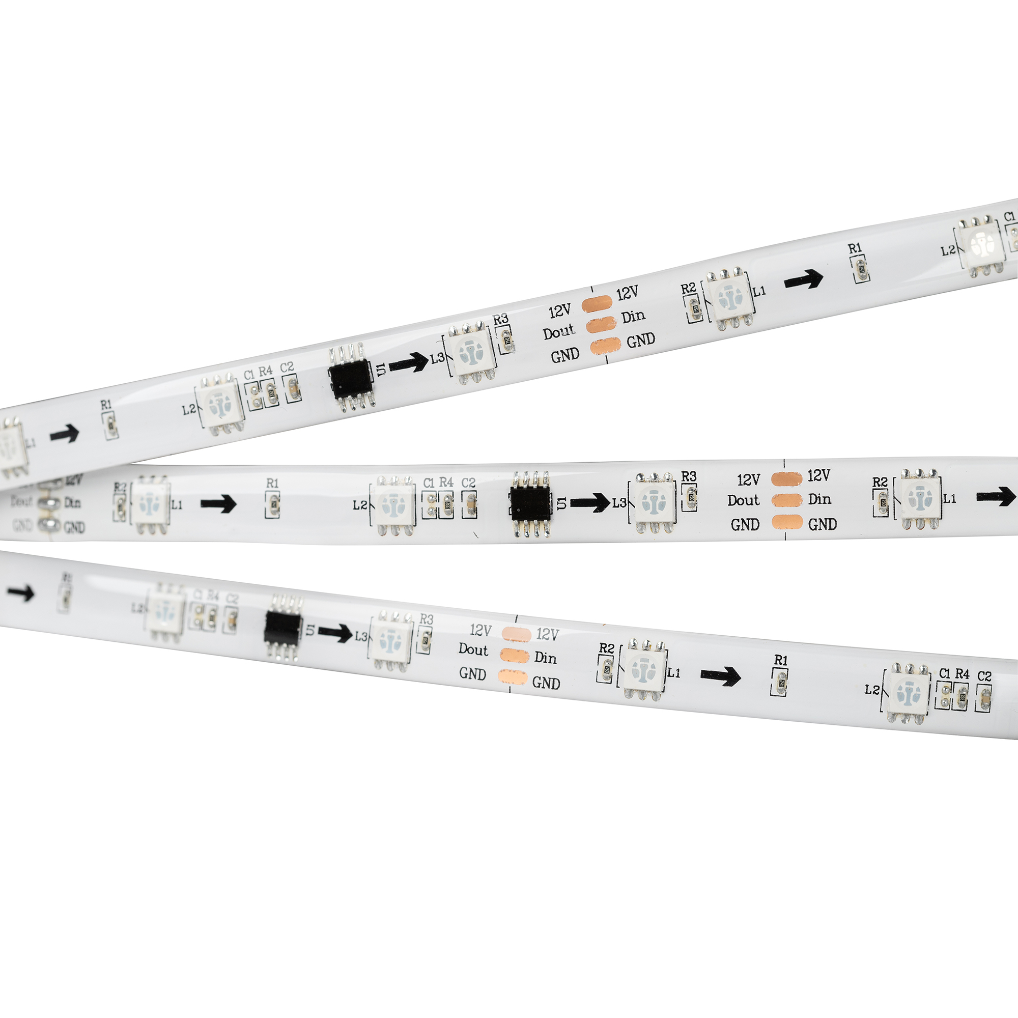 

Светодиодная лента Arlight 026369(2) 5м разноцветный/RGB, 026369(2)