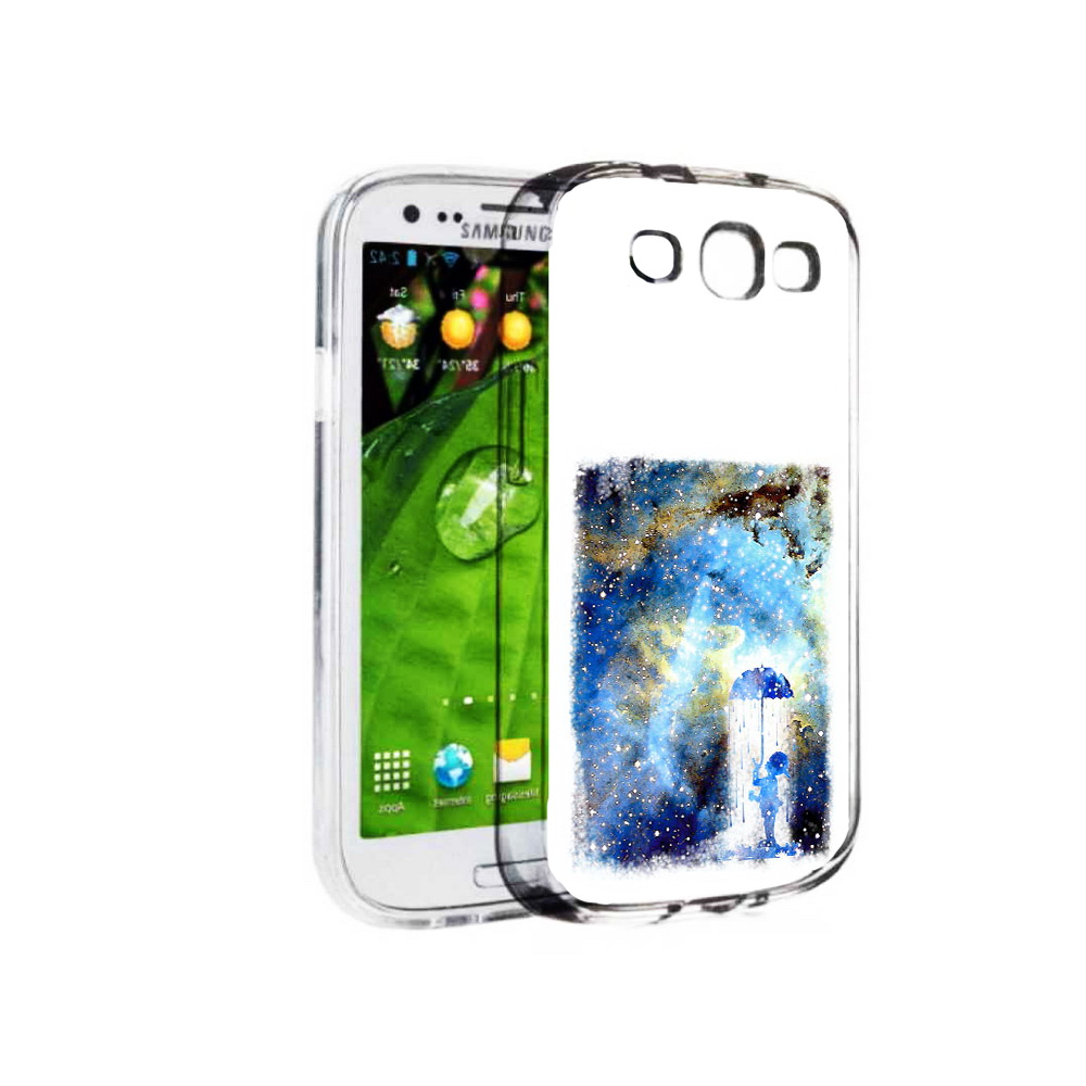 

Чехол MyPads Tocco для Samsung Galaxy S3 мальчик в небе (PT123108.507.455), Прозрачный, Tocco