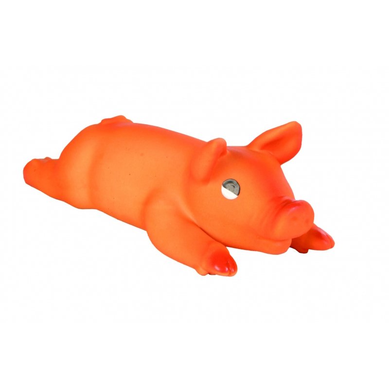 Игрушка для собак Золотая рыбка, Свинка латексная, 13 см
