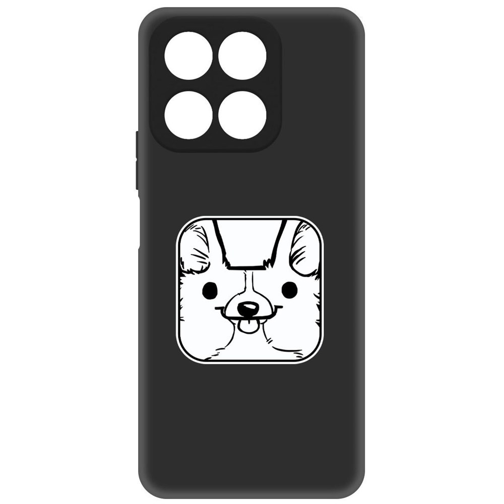 

Чехол-накладка Софт Собачка в кубе для Honor X8a