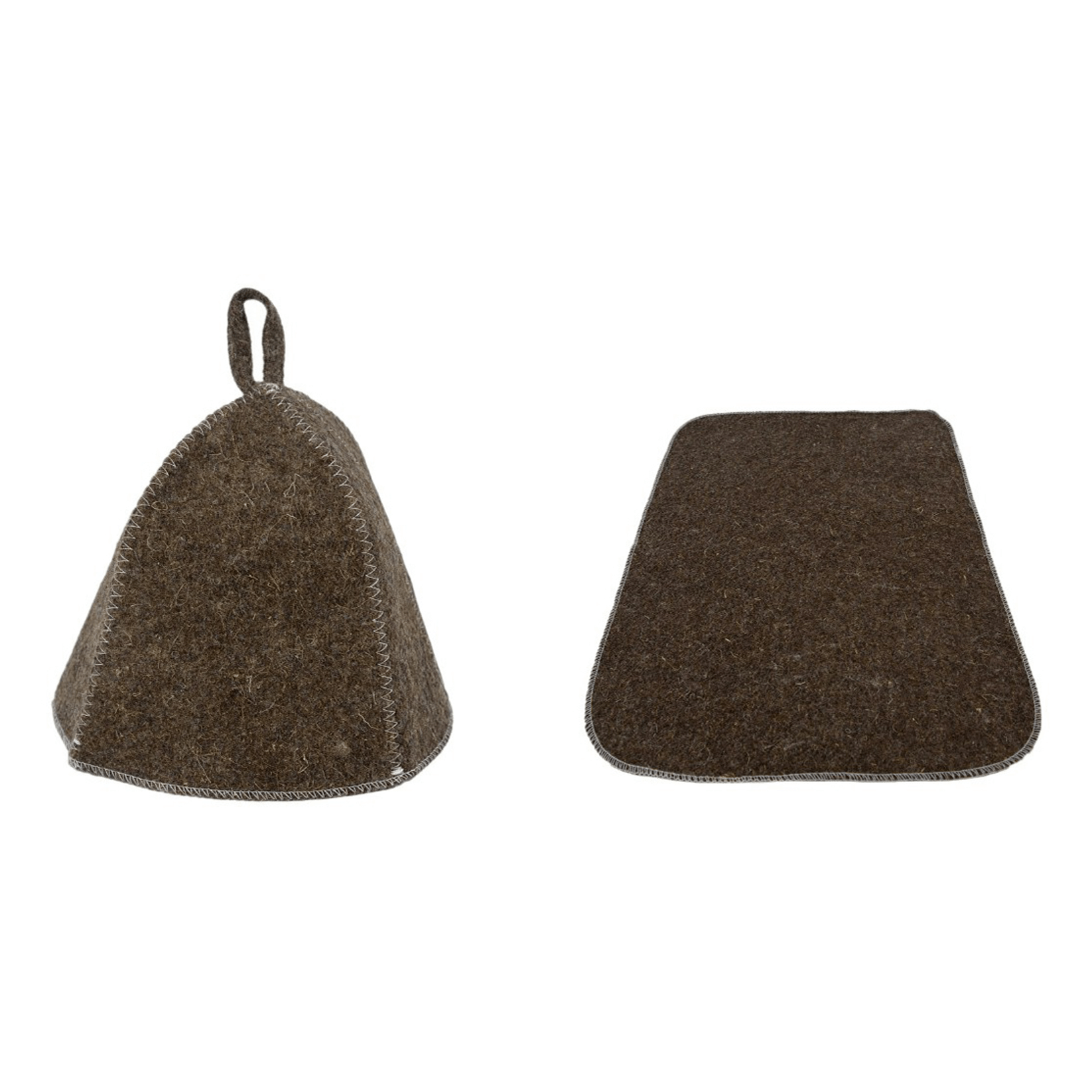 

Набор для бани из 2-х пр. Шапка, коврик Classic gray TM ”Бацькина баня/15, Серый